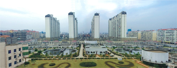 江西最大污水處理廠——南昌朝陽(yáng)污水處理廠二期工程（省、市優(yōu)良工程，獲滕王閣杯）